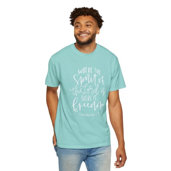 WHERE THE SPIRIT OF THE LORD IS GRAPHIC TEE - Picture 3 of 5